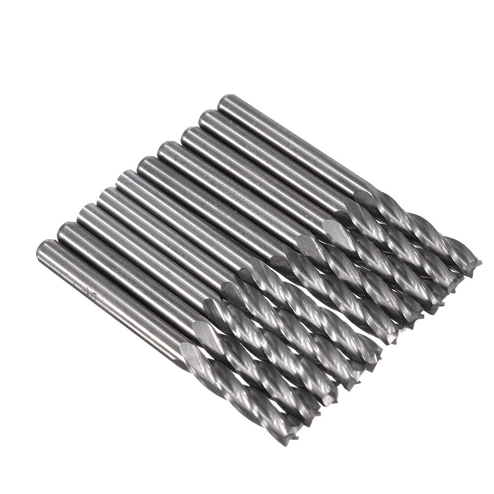 10pcs 4 Flutes 3.175*17mm Milling Cutter Carbide End Mill CNC Cutting Tool