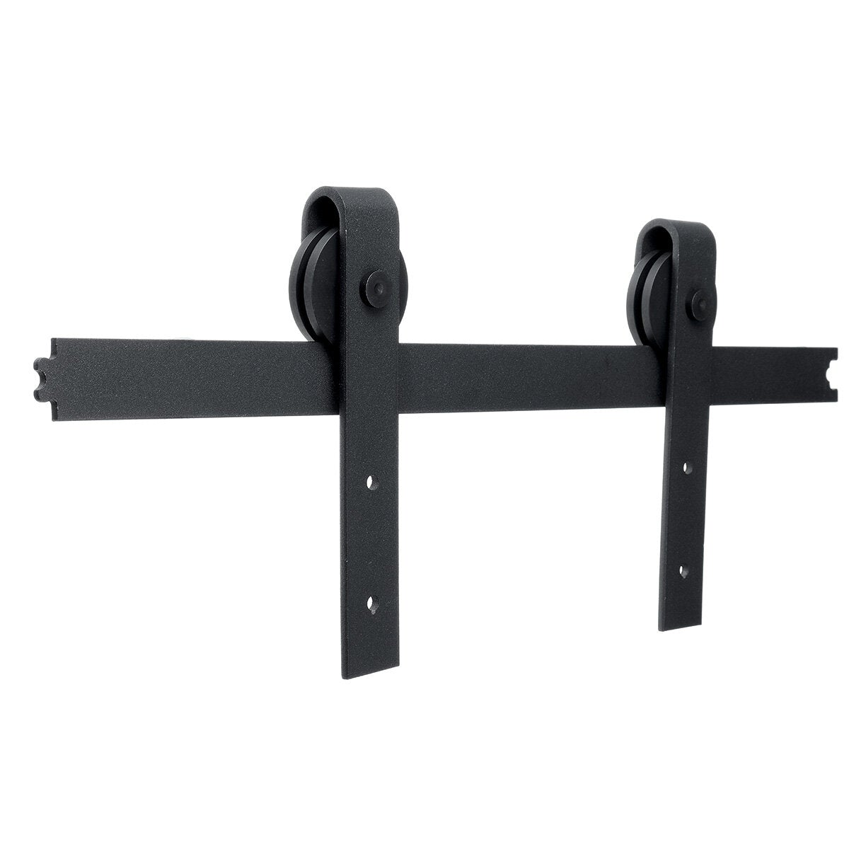 Sliding Barn Door Hardware Track Set Double Roller Kit Antique Classic Bedroom