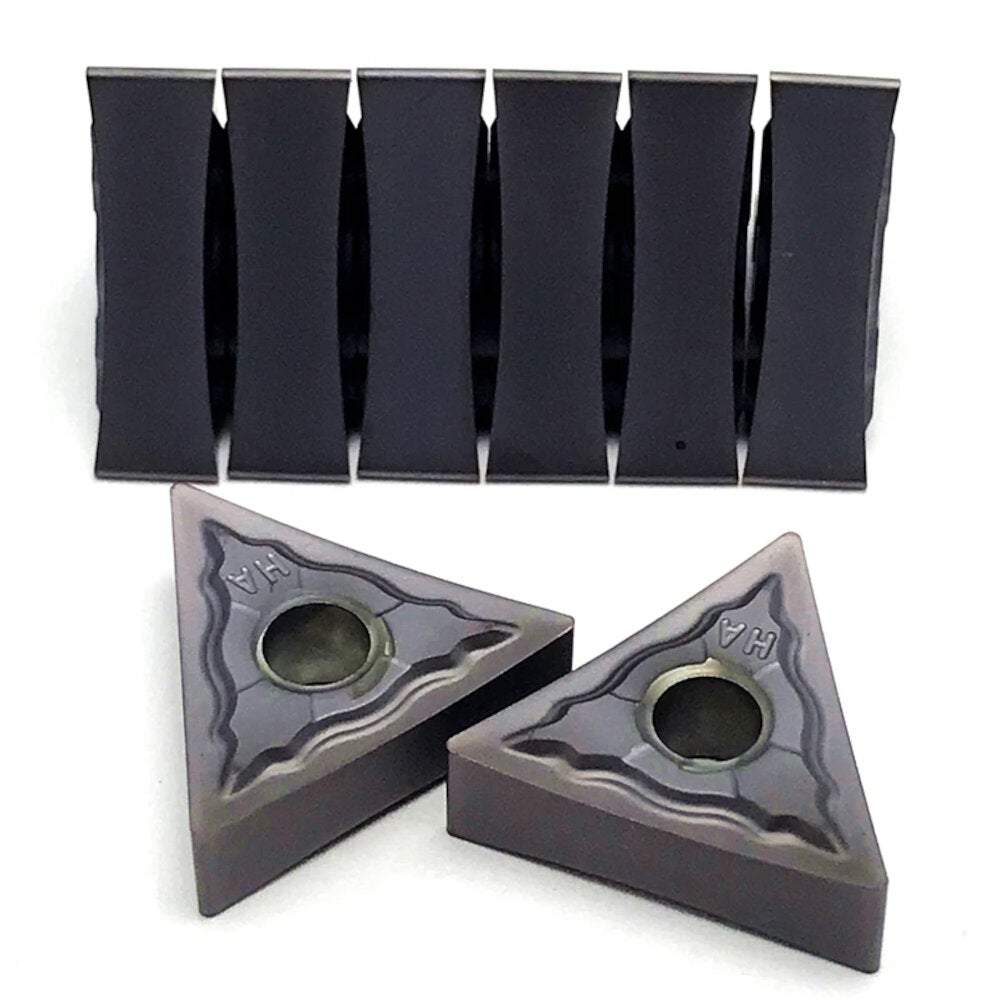 10pcs Carbide Inserts External Turning Tool CNC Lathe Cutter Tools For Stainless Steel