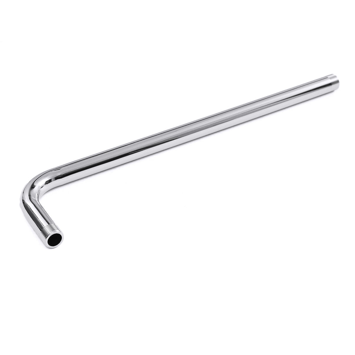 475mm Long Shower Arm Bottom Entry Wall Mounted Head Extension With Copper Base