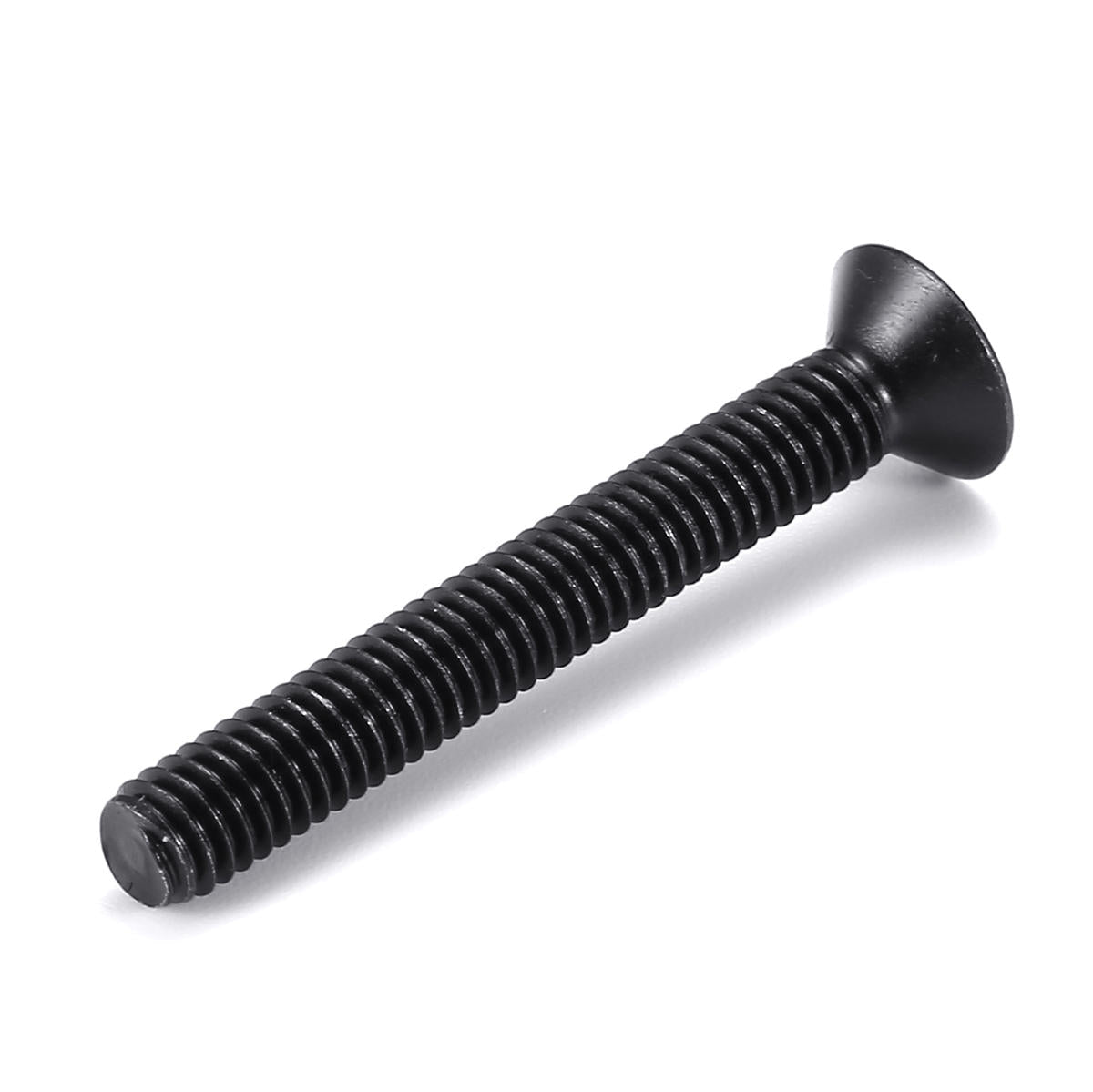 M4CH3 180Pcs M4 Hex Socket Flat Head Screw 10.9 Grade Carbon Steel 6-40mm Bolt Assortment