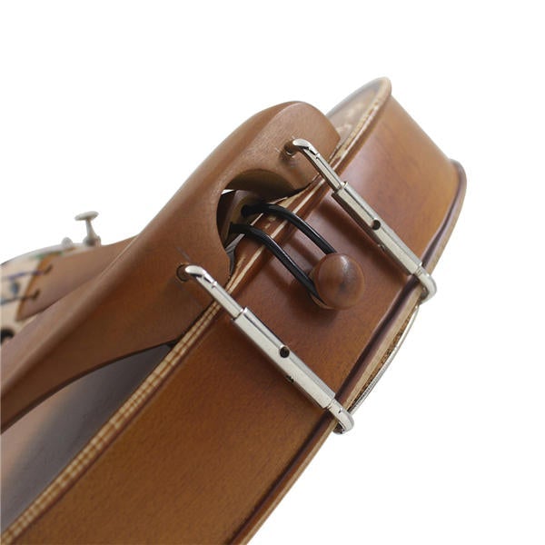 4/4 Spruce wood Carving Violin with Bow String Mute Case