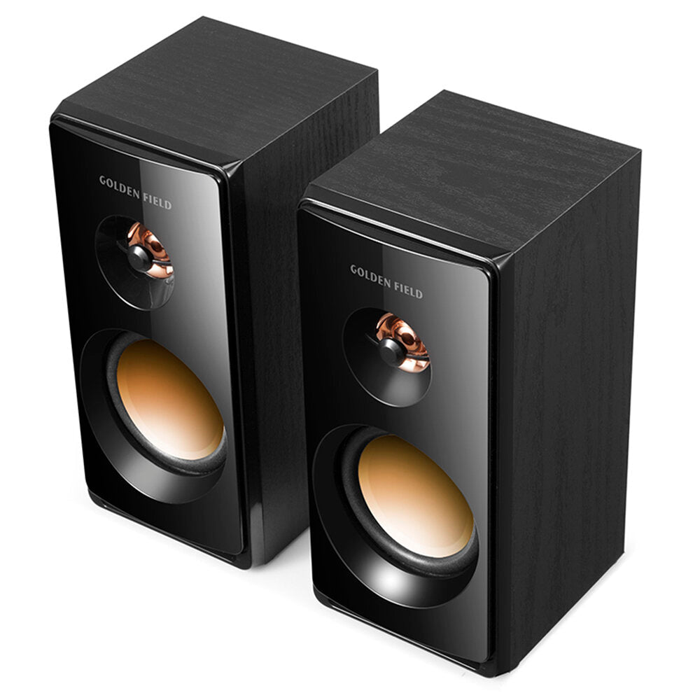 Desktop Multimedia 2.0 Soundtrack Speaker USB Wooden Small Audio Subwoofer Volume Adjustment 3.5mm Audio Interface Compatibility