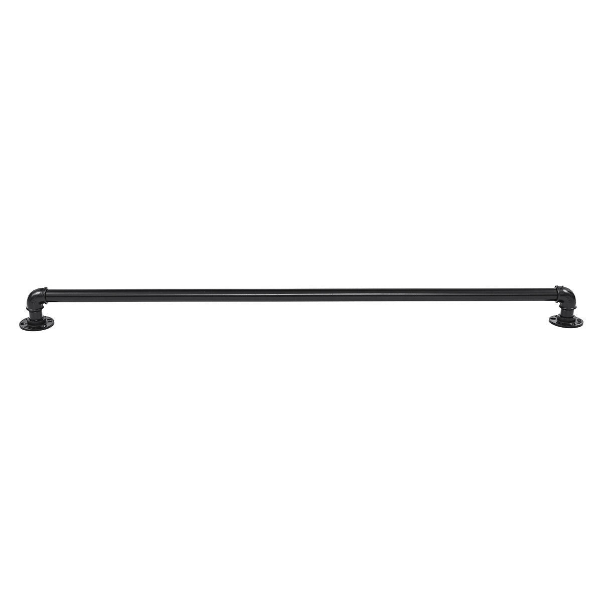 Stair Handrail Banister Bracket Vintage Industrial Pipe Shelf Wall Mount Clothes Rack