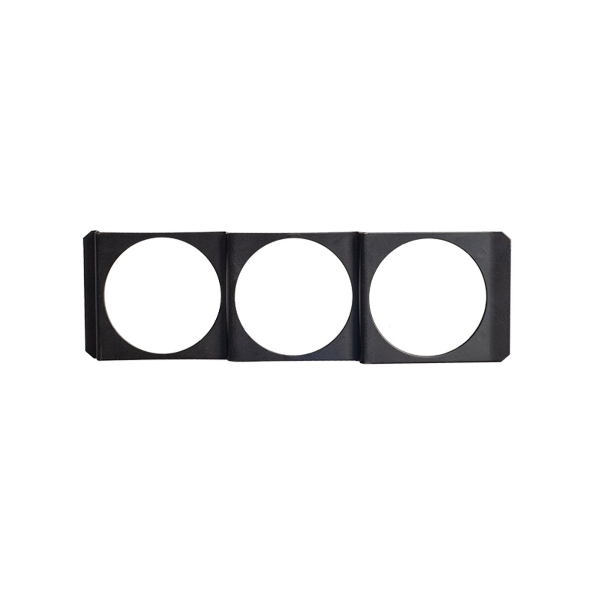 52mm 12V Car Triple Gauge Meter Panel Mount Holder Bracket Hole Pod Dash Black