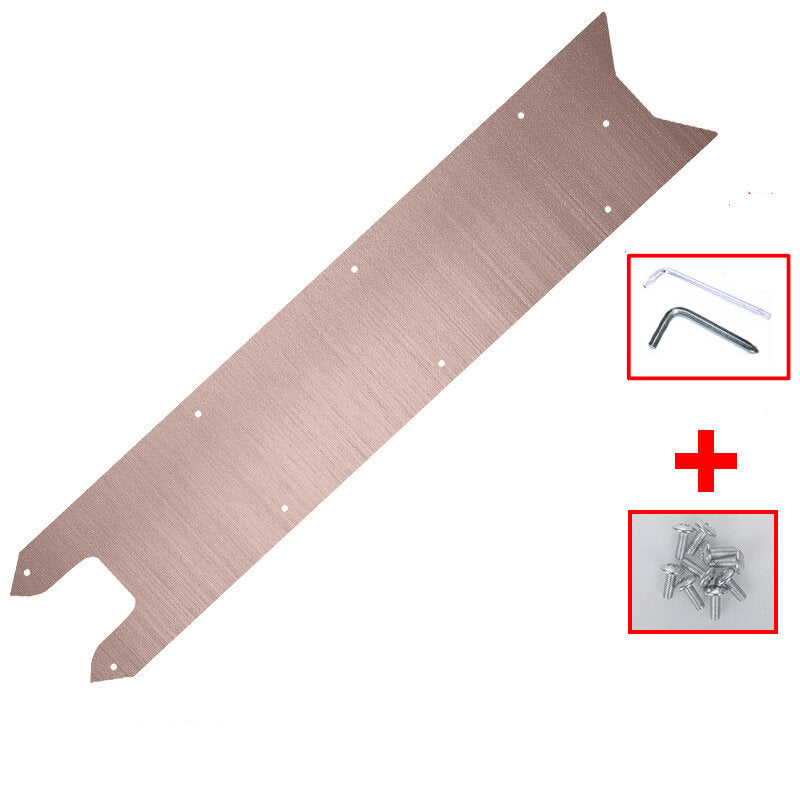 Electric Scooter Chassis Armor 304 Stainless Steel Scooter Battery Bottom Cover Protection Waterproof Cycling Scooter Accessories