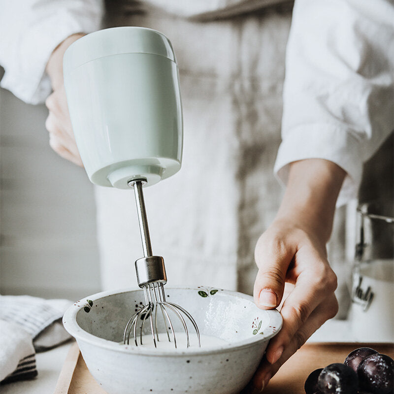 Hand Mixer 80W Wireless Rechargeable Mini Egg Beater