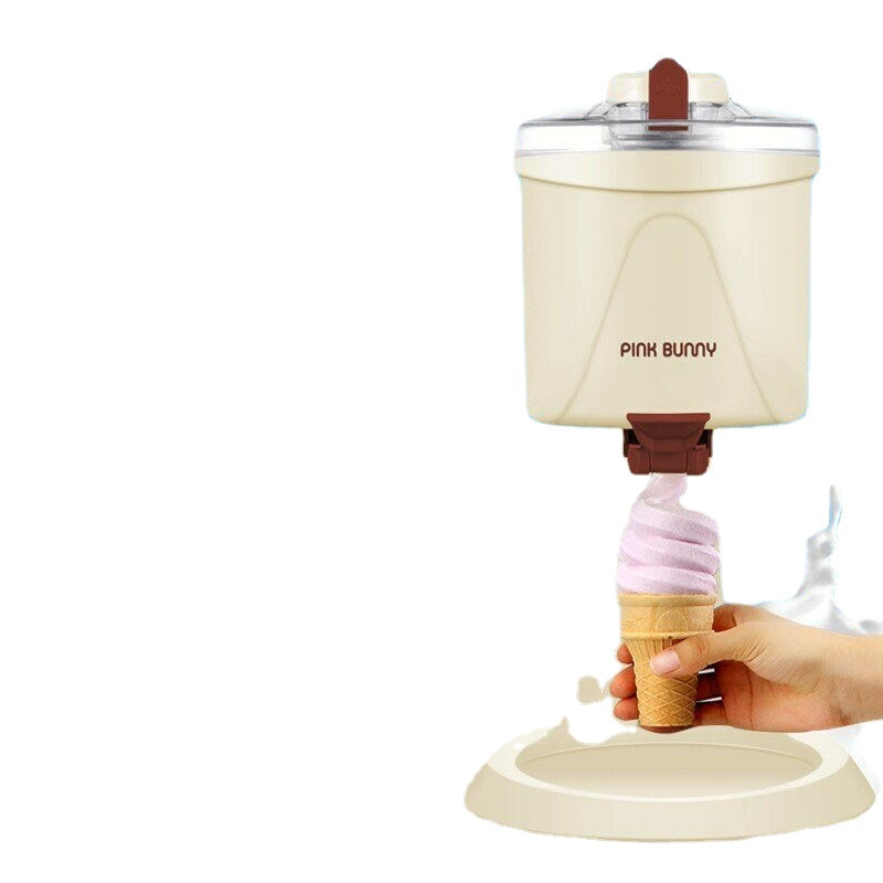 Ice Cream Machine Electric DIY Small Fruit Yogurt Sweet Cone 20W