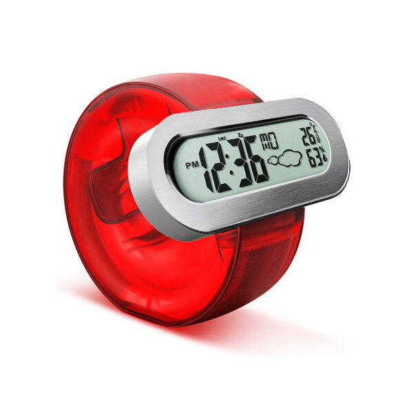 Eco-Friendly Battery Free Water Powered Clock with Alarm Thermometer Weather Station