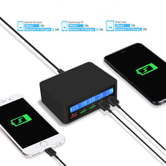 USB Mobile Phone Charger Real-time Dynamic of Intelligent LCD Digital Display Automatic Recognition Quick Charging