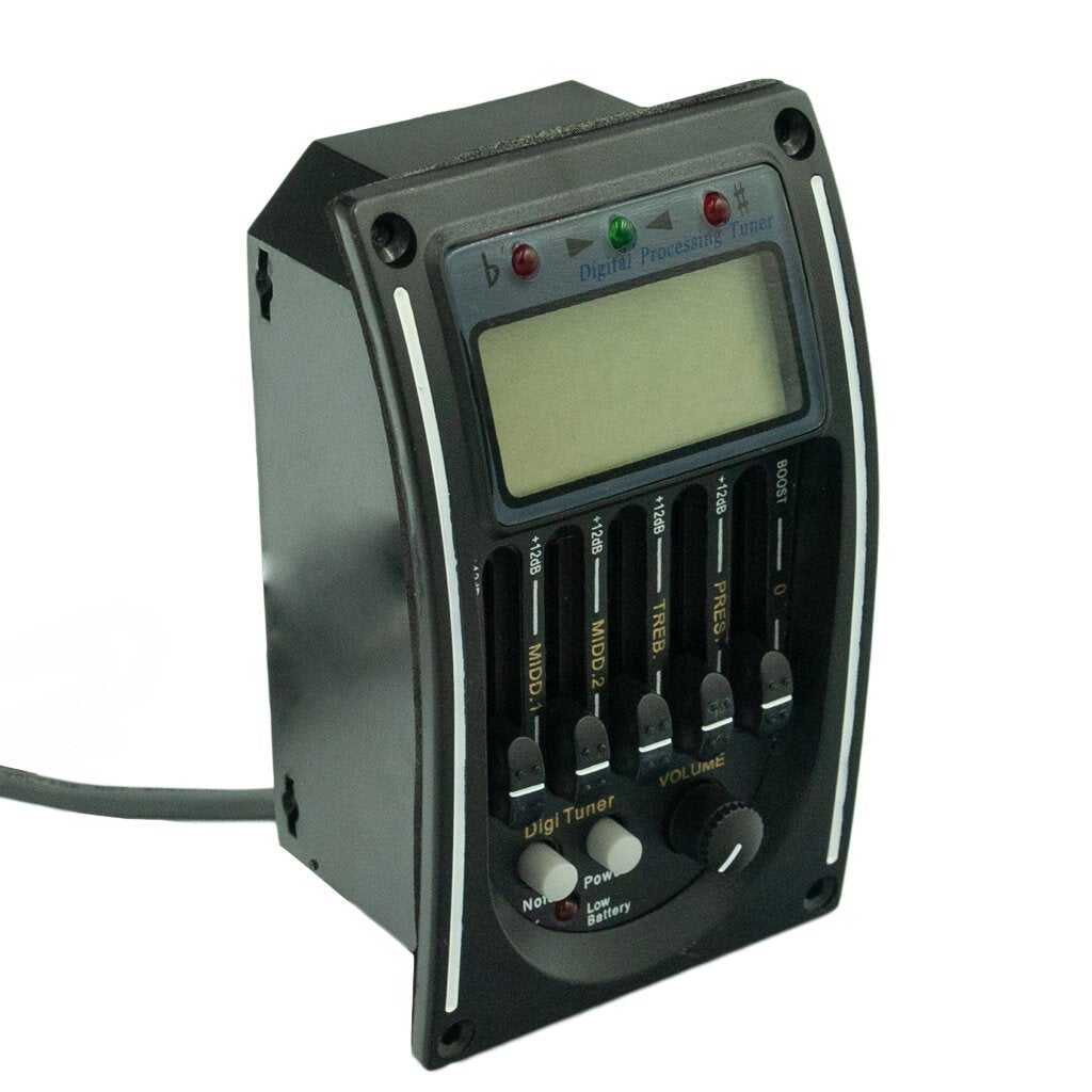 EQ Guitar Equalizer Preamplifier with Guitar Tuner