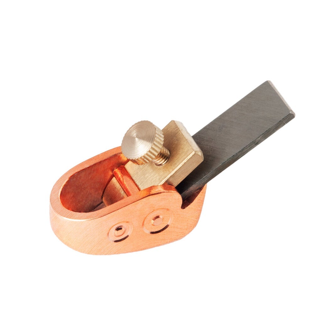 5 pcs Rose Gold Color Violin Makers Plane Cutter Brass Luthier Tool Violin Making Tools Mini Brass Planes Woodworking Planes