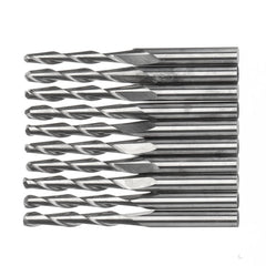 10pcs 1/8 Inch Shank Spiral Ball Nose End Mill 22mm Cutting Length CNC Milling Cutter