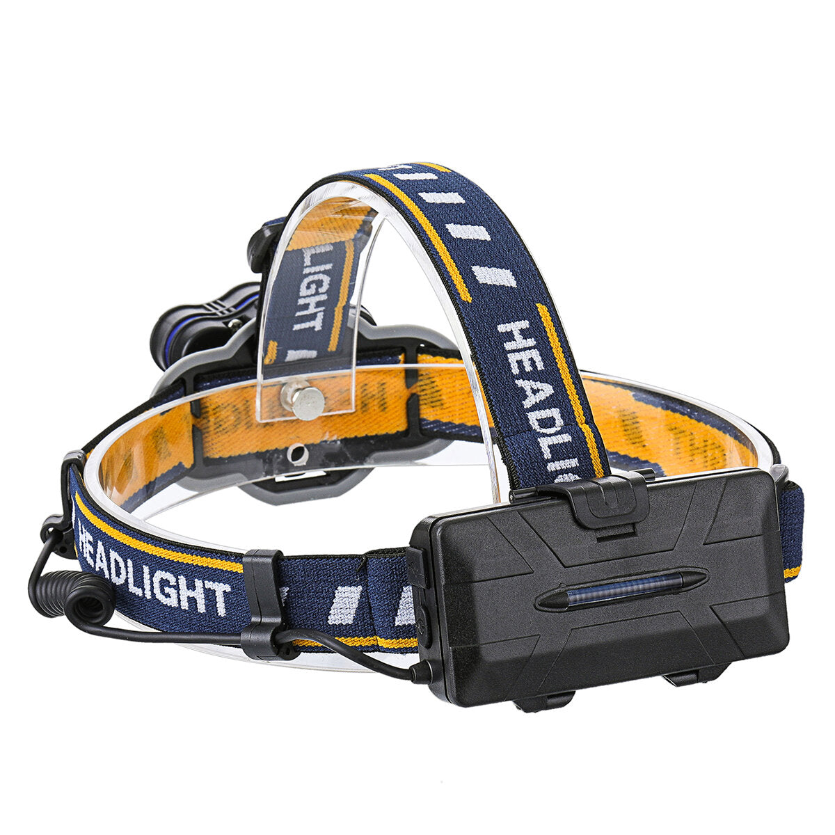 1200lm 6 LED Headlamp 8 Modes Waterproof USB Rechargeable Flashlight for Camping Fishing Cycling Electric Bike Electric Scooter