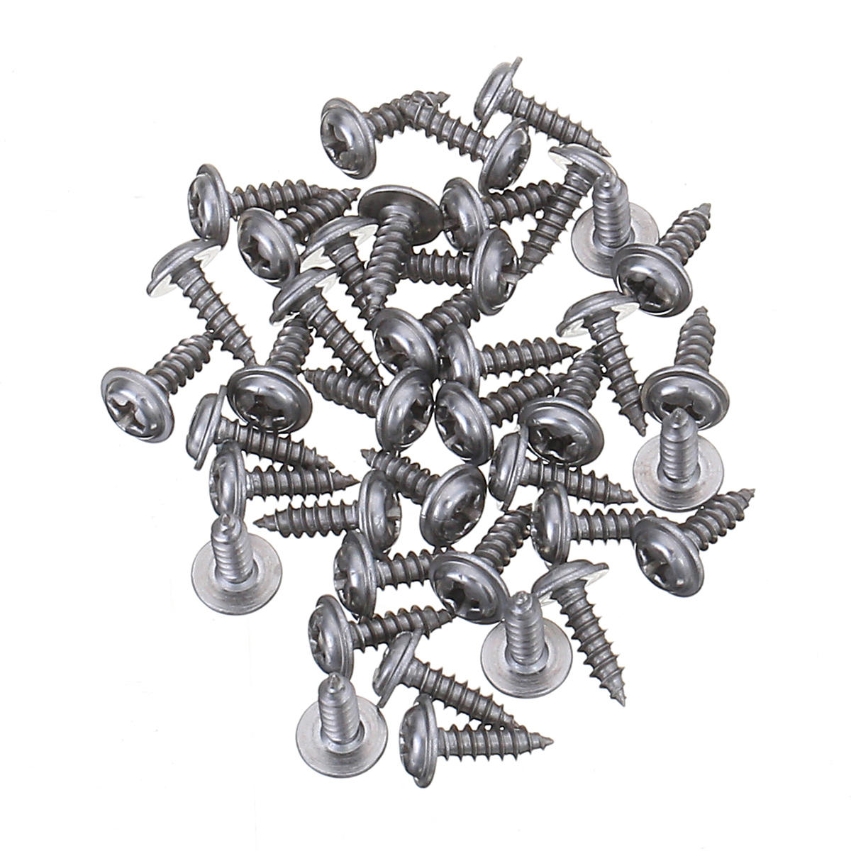 220pcs M3/M4/M5 Stainless Steel 304 Pan Head Phillip Trapper Self Trapping Screw