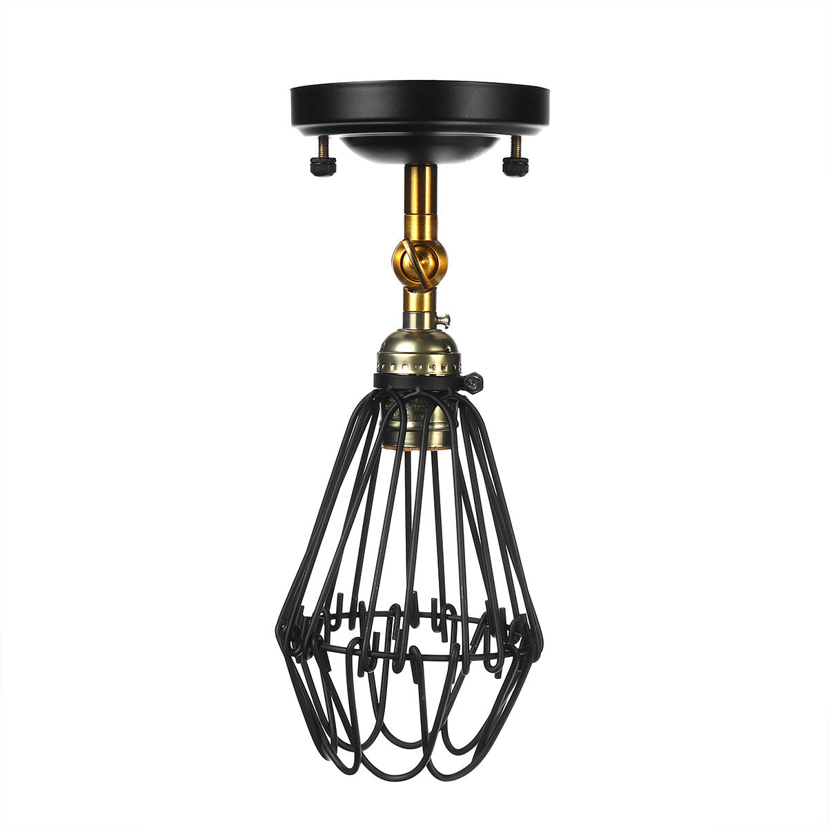 Nordic Retro Industrial Style Wall Lamp Cafe Restaurant Bar Small Iron Cage Wall Lamp