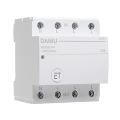 WiFi Circuit Breaker 4P Time Timer Switch Relay Smart Home House Remote Control Voice Control for Amazon Alexa Google Home