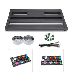 Guitar Effects Pedal Board Portable Aluminium Alloy Guitar Effects Pedal Board Pedalboard