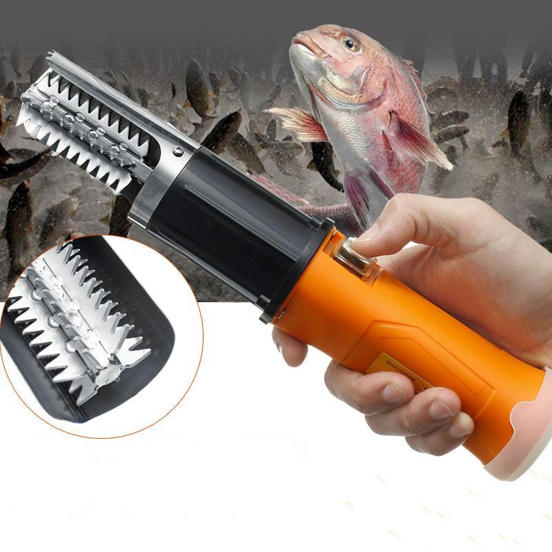 12V 2000mAh Electric Fish Skin Scaler Descaler Scale Scraper Knife-GD Fishing Tool
