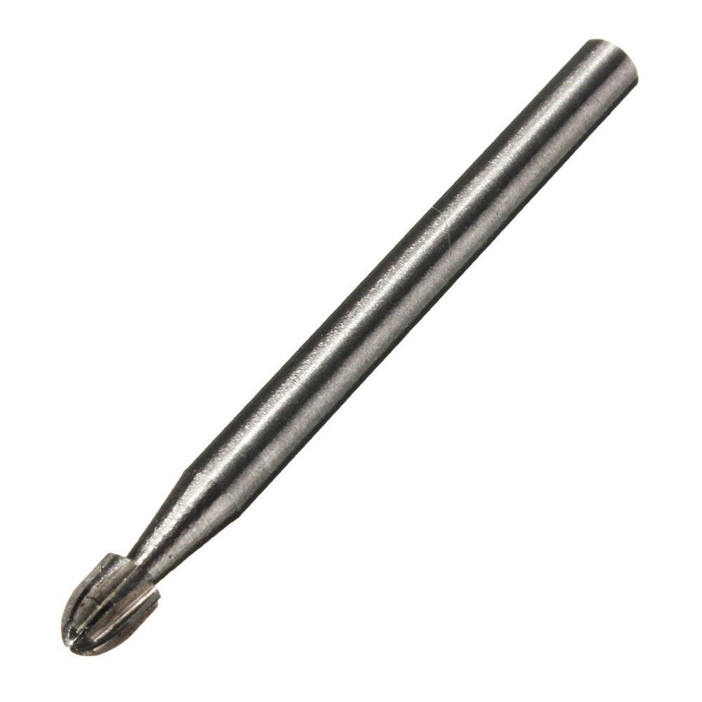 10pcs 1/8 Inch Shank Milling Rotary File Burrs Set Wood Carving Rasps Router Bits Grinding Head