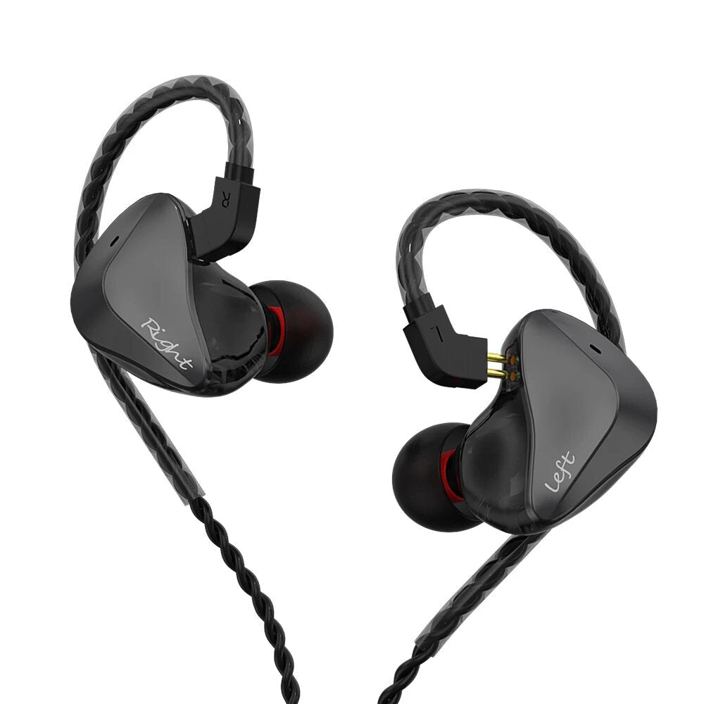 Dynamic Wired In-Ear Earphones Monitor Noise Cancelling Sport Music Headphones with Detachable Cable