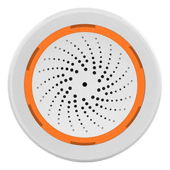 Smart Siren Alarm Temperature Humidity 90dB Sound Light Sensor Battery Built-in Sensor Smart Life 2 In 1