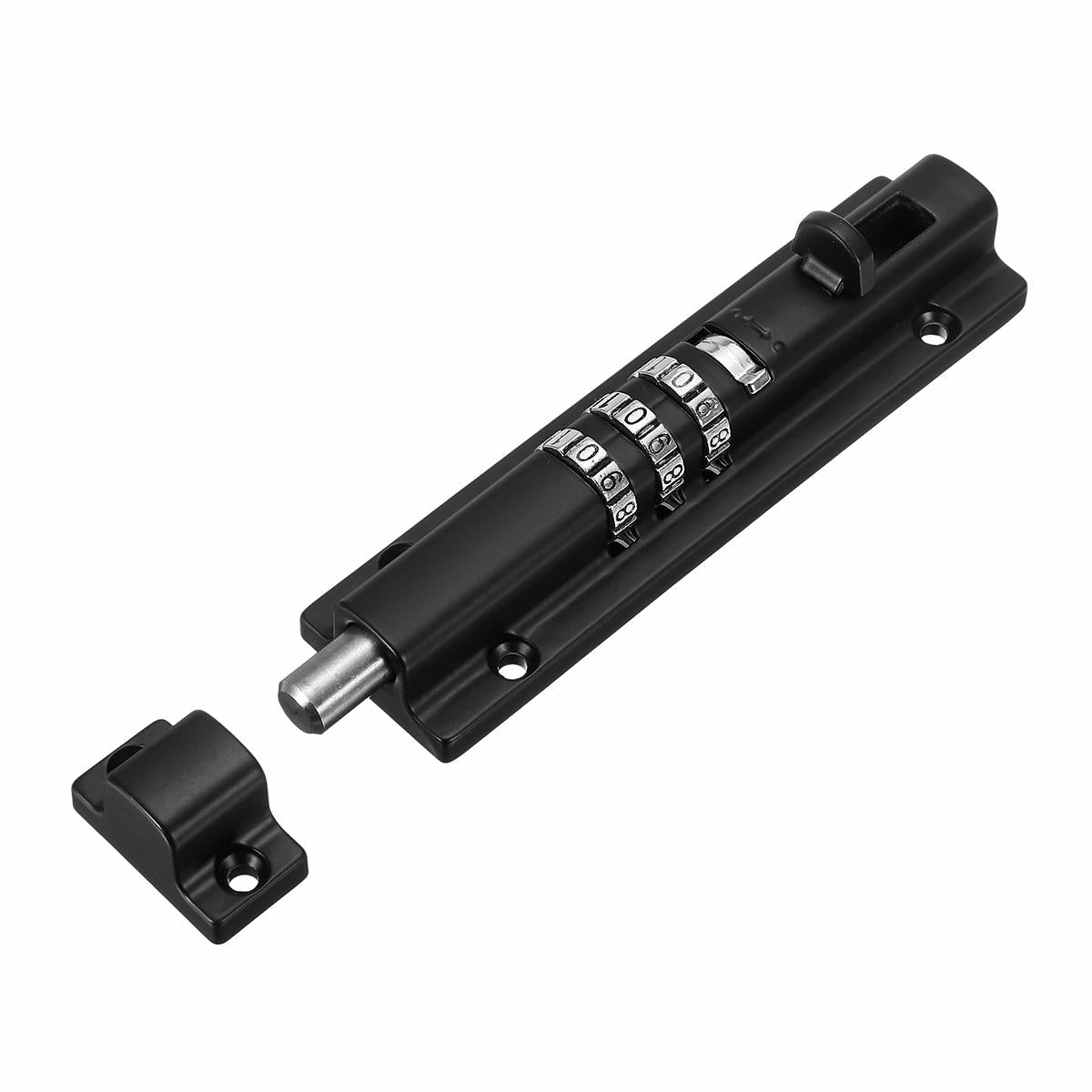 Door Bolt Lock Sliding Combination Code Resettable For Gate Shed Garage Cabinet