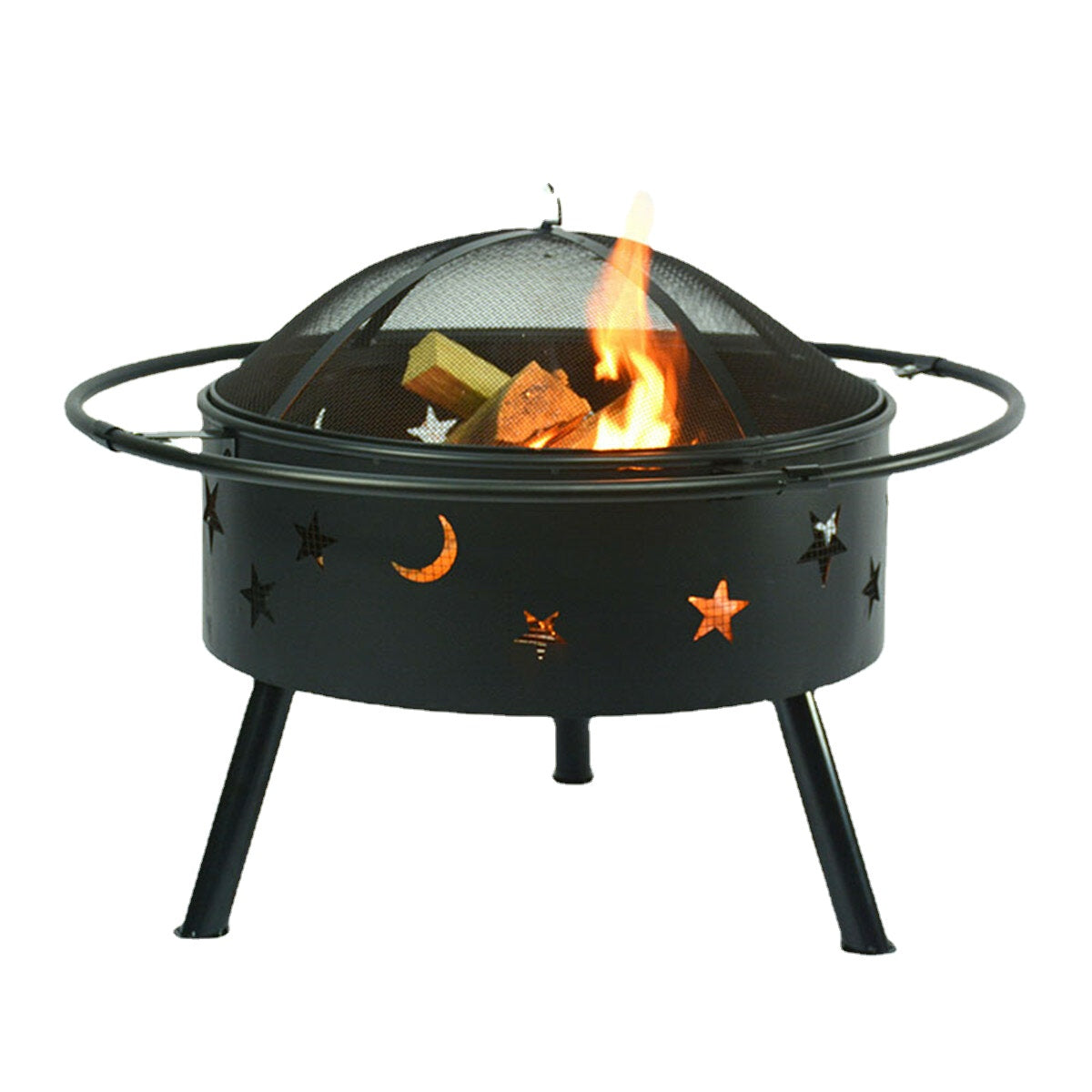 Outdoor Stove 61CM Garden Patio Wood Log Burner BBQ Camping Brazier