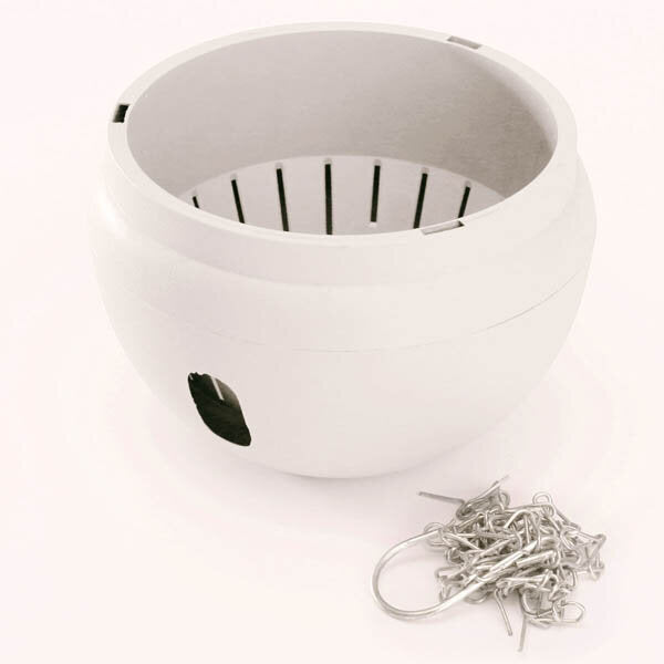 Plastic Hanging Planter Pot Home Yard Hanging Flowers Baskets With Chain