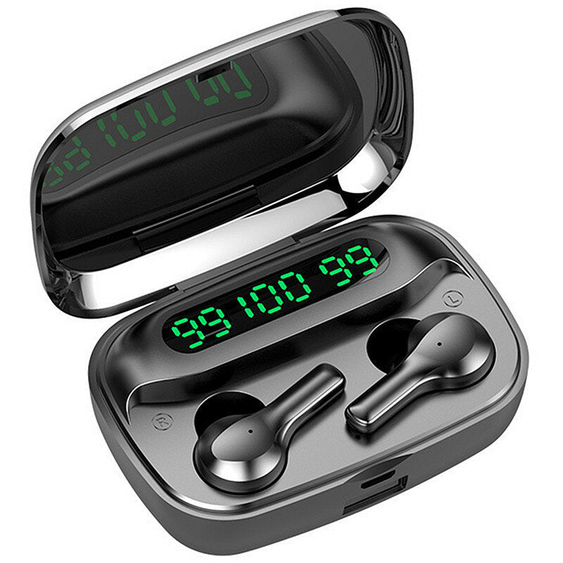 TWS LED Power Display Touch Control Wireless Hi-Fi Stereo Bluetooth 5.0 Waterproof Noise Canceling Clear Call Earphone Headphones