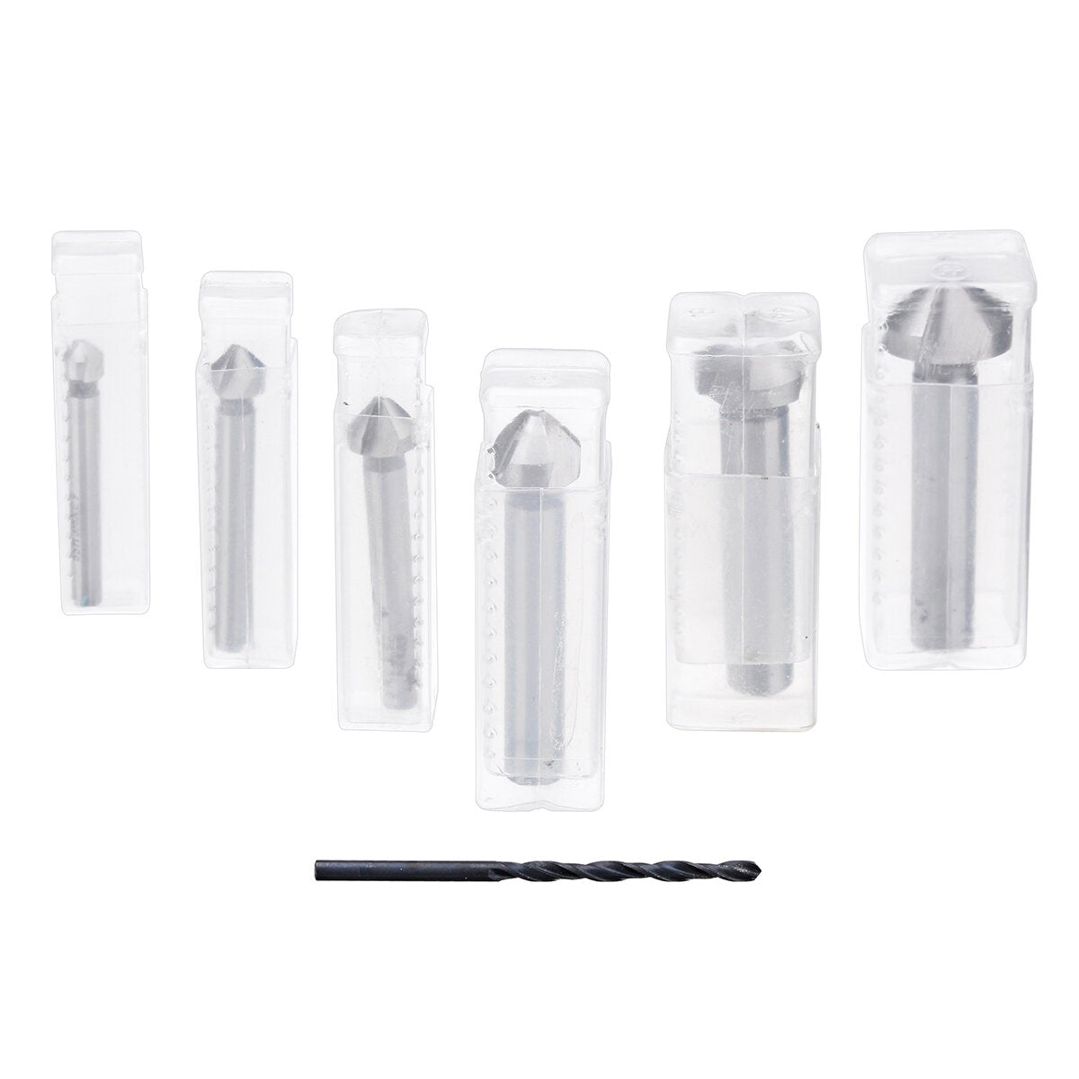 7pcs 5-10mm Countersunk Drill Bit Countersink Metal Tool