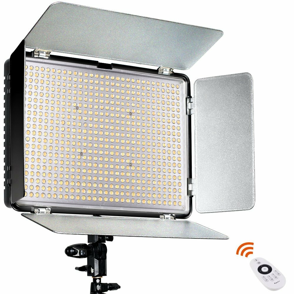 LED Video Light 3 in 1 Kit Photography Lighting Bi-color Photo Lamp Dimmable 3200K/5600K Studio Lamps