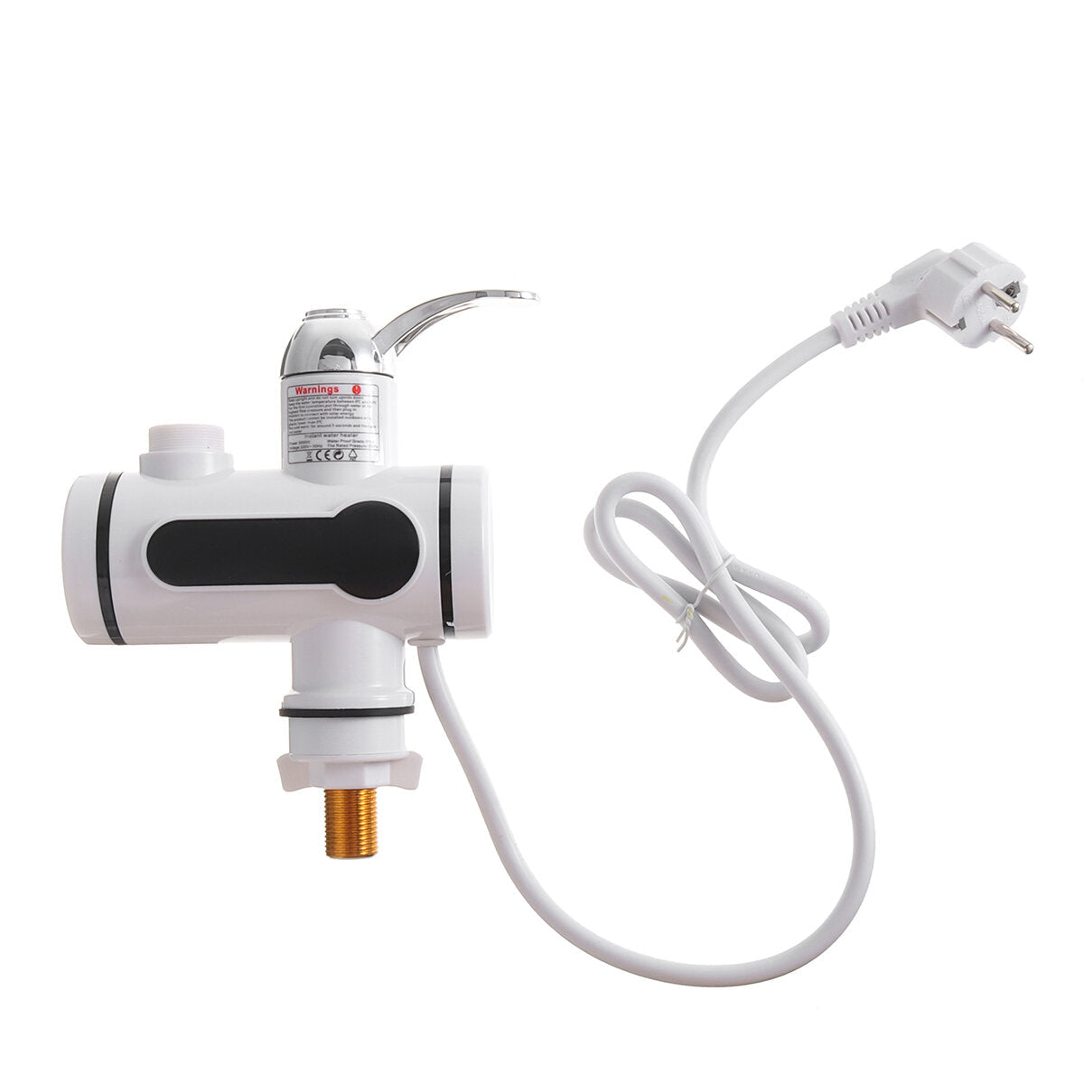 3000W Instant Hot Water Tap Electric Faucet Heater Kitchen With Temperature Display