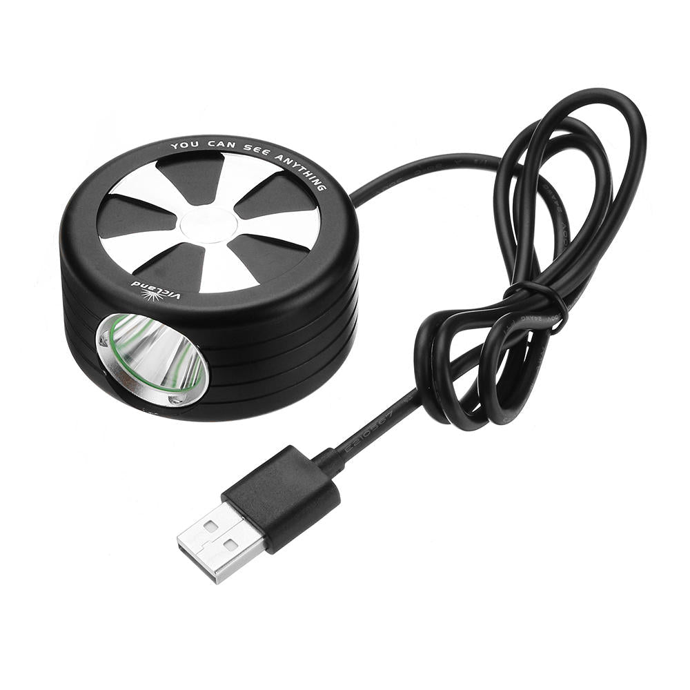 650LM L2 T6 LED Bike Front Light 3 Modes 360 Rotation Waterproof Tire Shape Headlight