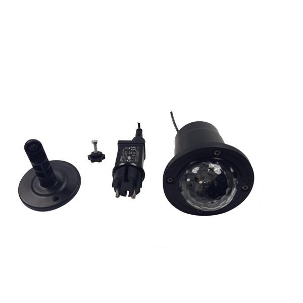 6W RGBW LED Crystal Ball Lawn Stage Light Waterproof Outdoor Garden for Chrismas AC100-240V