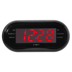 1/2" LED Display Alarm Clock Timer AM/FM Radio 24-Hour System Multi-function