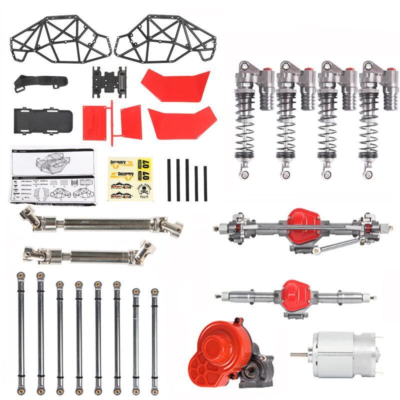 1PC Full Metal Chassis Pipe Frame For SCX10 RC Car Accessories Rock Crawler Off-Road RC Vehicles Model