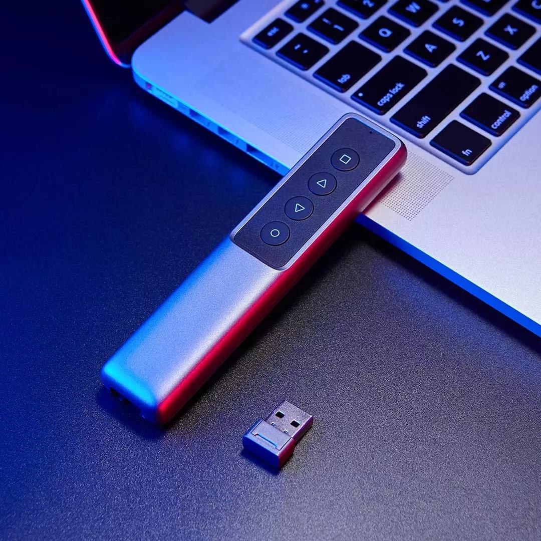 Wireless Presenter Flip Pen PPT Page Pen Clicker Presentation Pen with USB receiver from XM
