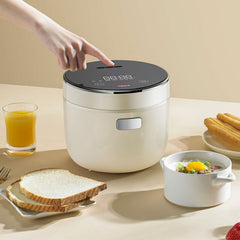 Mini Smart Rice Cooker Colorful Series 400W 1.6L Capacity Touch Control 5 Layer Thick Liner APP Control