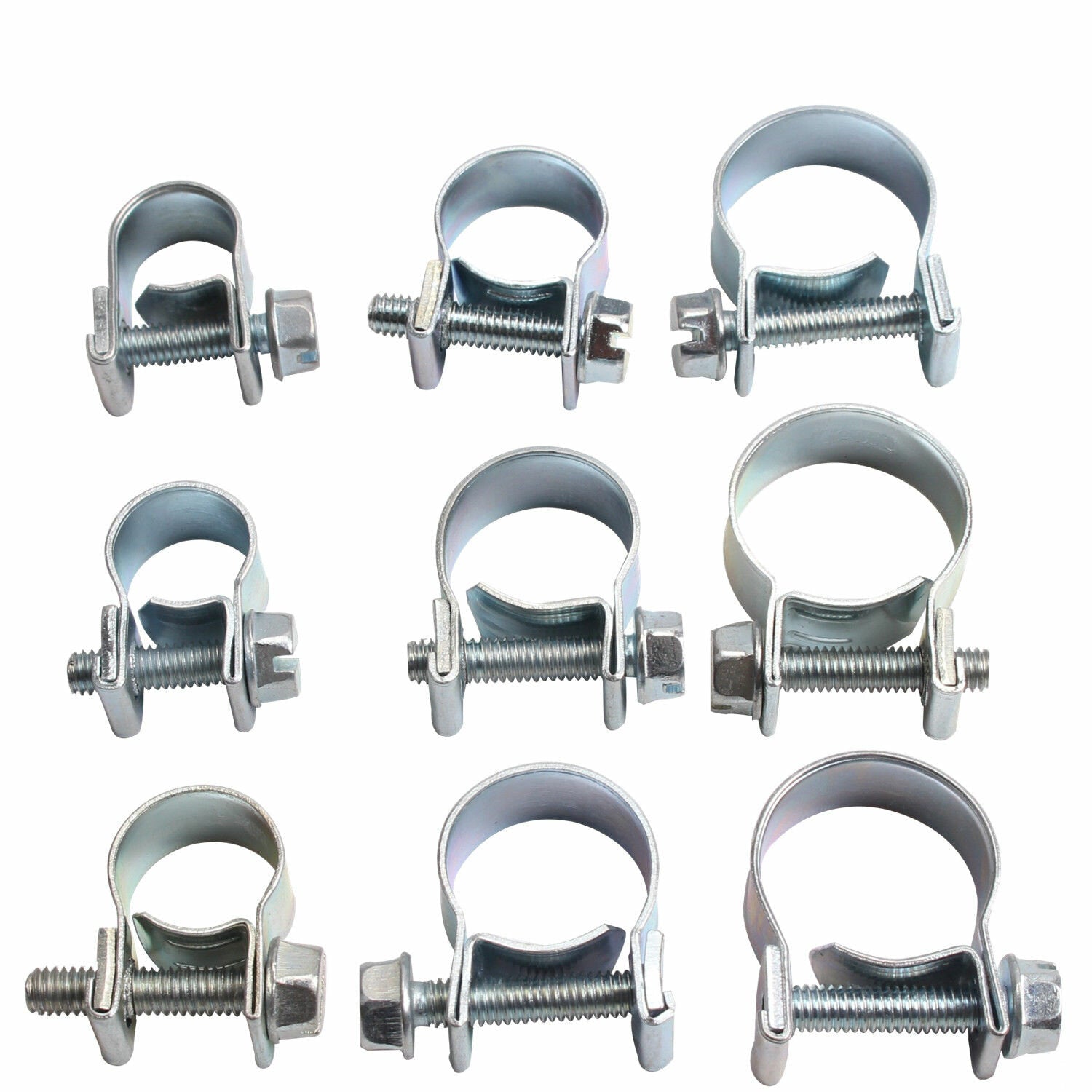 135Pcs Hose Clamps Clips For Silicone Turbo Pipe Hose Coupler Fastener Pipe Clip Assortment Kit