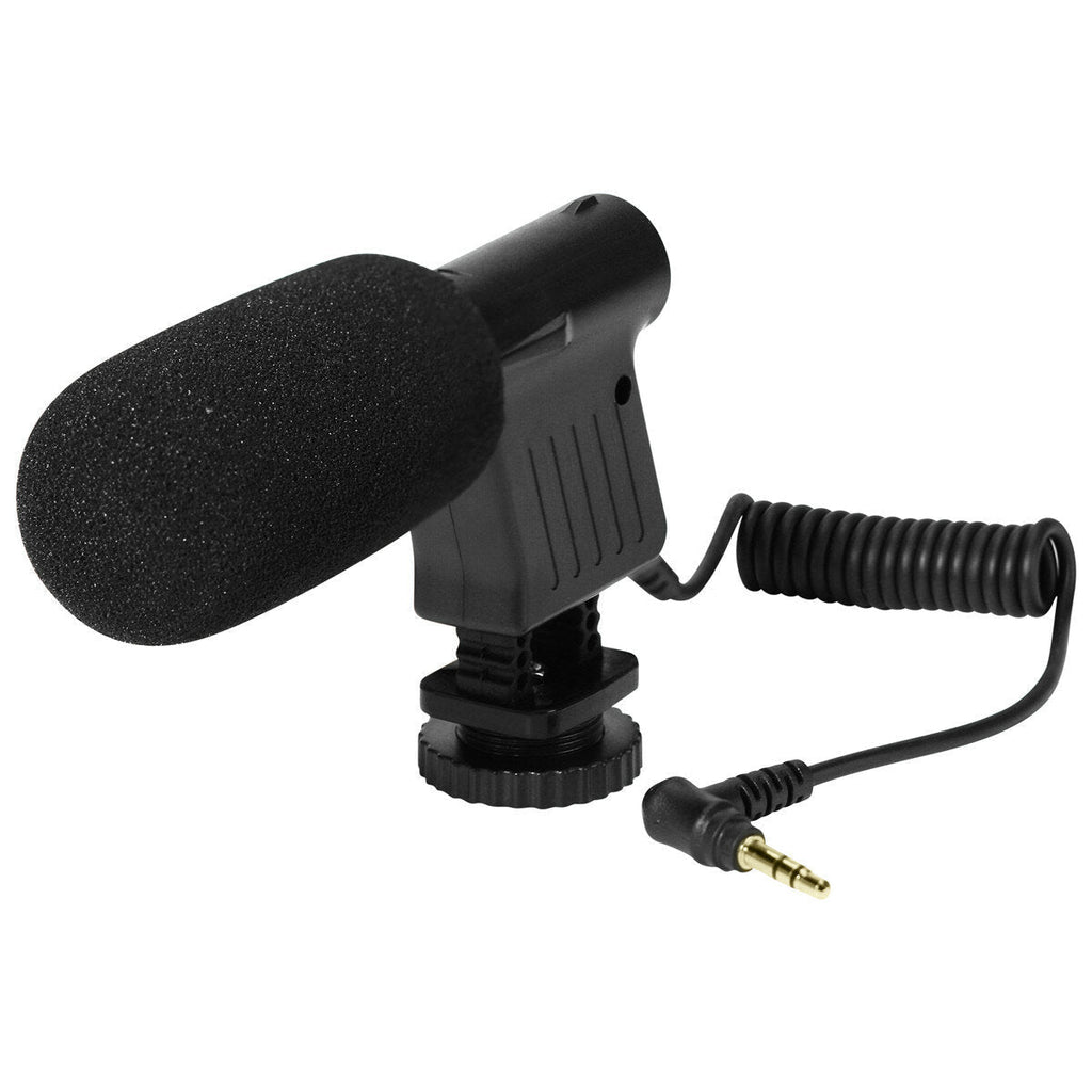3.5mm Professional Recording Microphone Digital Video DV Camera Studio Stereo Camcorder for Canon Pentax SLR