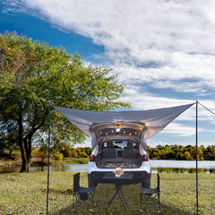 Car Rear Rooftop Tent Waterproof Car Side Awning Tent Sun-shelter Truck Canopy Camping Travel