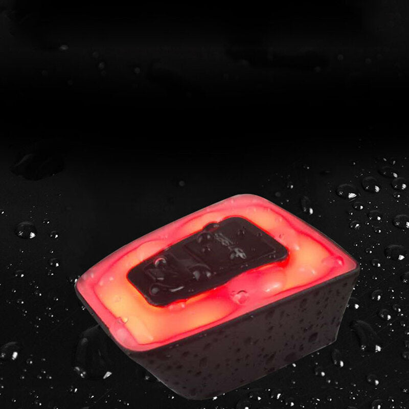 High Brightness Waterproof USB Charging Multifunction Mountain Bike Road Bike Helmet Lights Bicycle Taillight