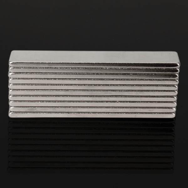 10pcs N48 Super Strong Block Magnets 50X10X2MM Rare Earth Neodymium Magnets