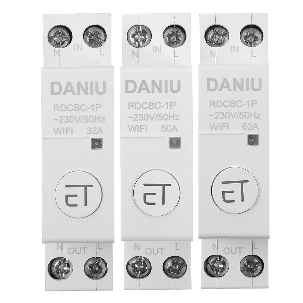 Din Rail WIFI Circuit Breaker Smart Timer Switch Relay Remote Control By EWeLink APP Smart Home Compatiable With Alexa Google