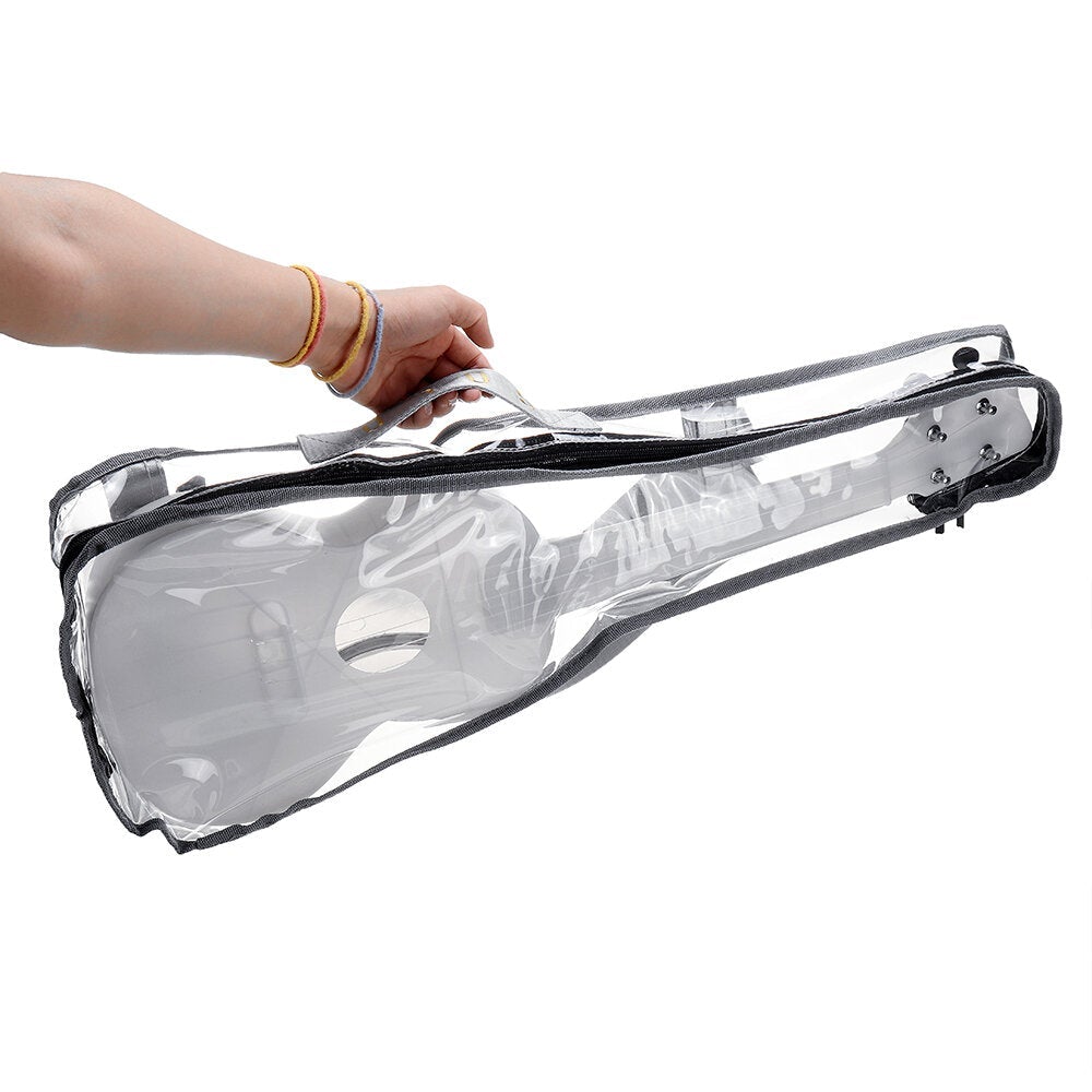 23 Inch Concert Unique LED Lighting Smart Ukelele Anti-Broken Polycarbonate Ukulele with Bag