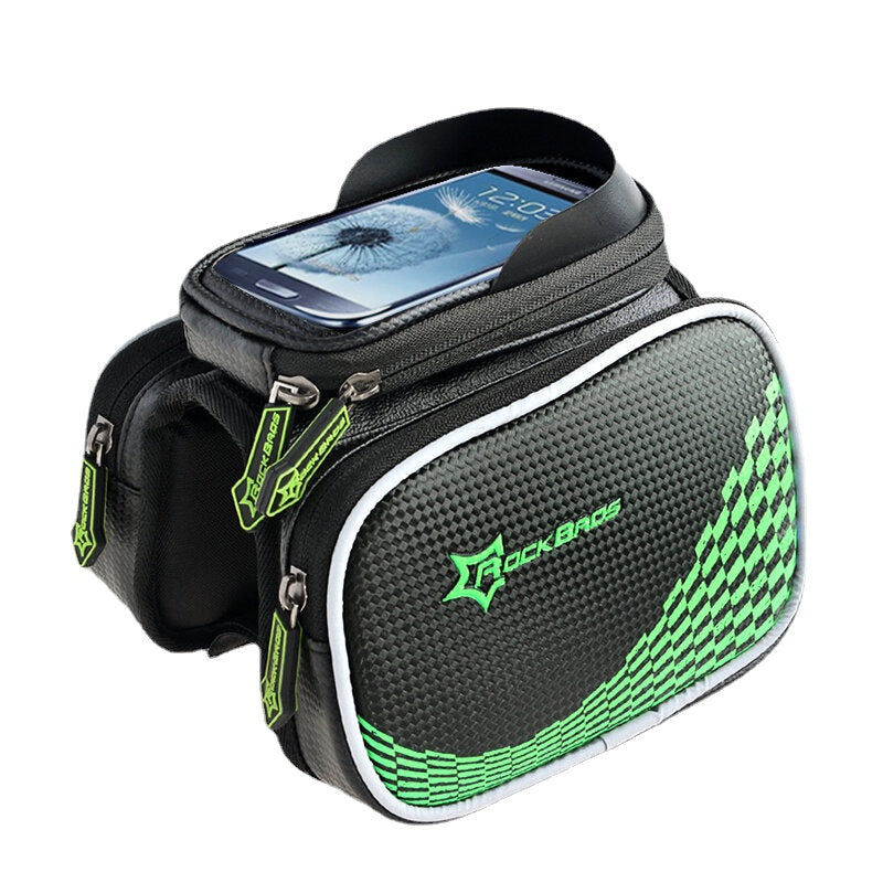 Bicycle Front Tube Bag Pannier Smartphone Bag Saddle Bag