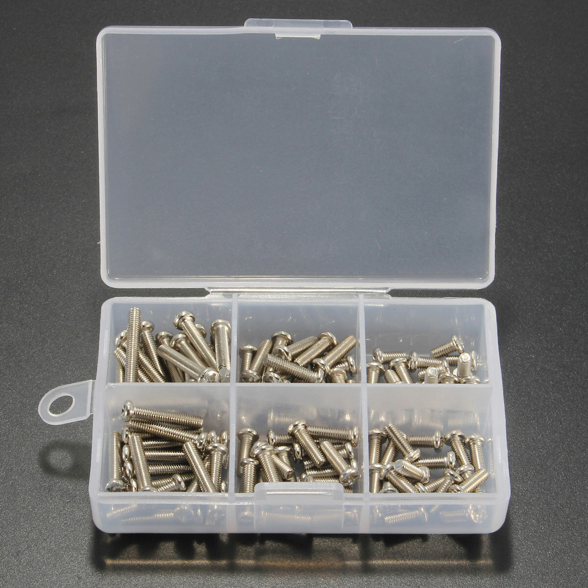 300pcs/120pcs M3 Stainless Steel Button Philip Head Socket Cap Screw Assortment Kit