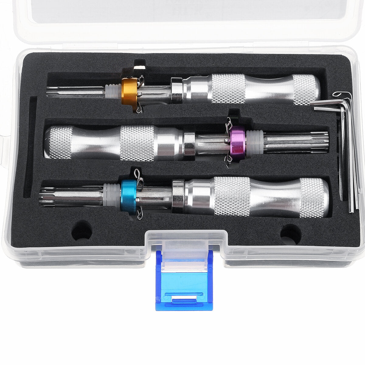 Adjustable Tubular Locksmith Safe Box Tools Lock lockpicking Practice Kit Door Opener Tool