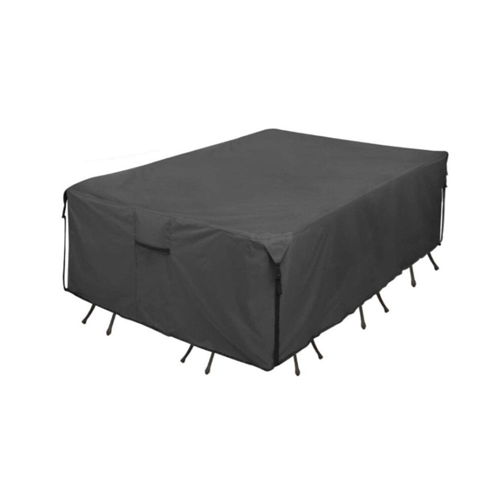 Rectangular Patio Table Cover 600D Canvas Waterproof Tear-Resistant Sofa Chair Desk Furniture Set Covers Dust-proof Protector Outdoor Garden